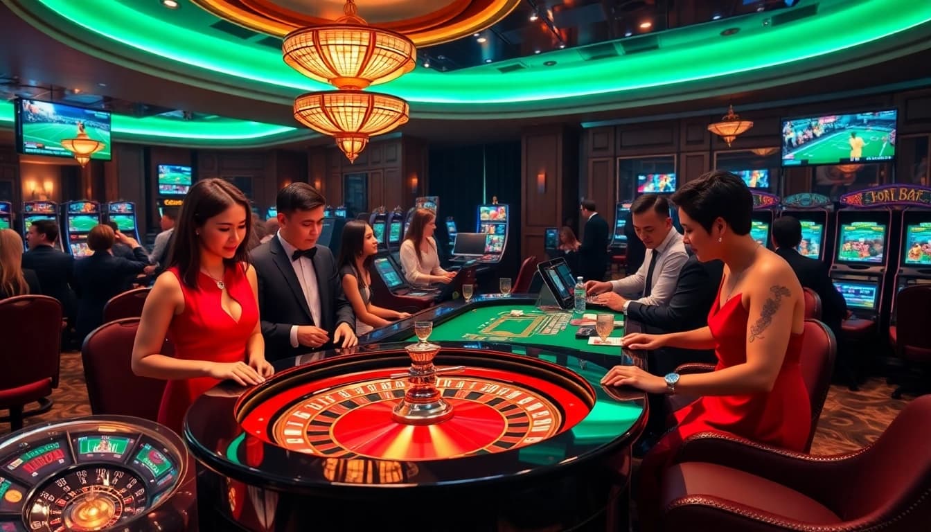 Experience thrilling wins at UK88 with vibrant casino games and exhilarating roulette action.