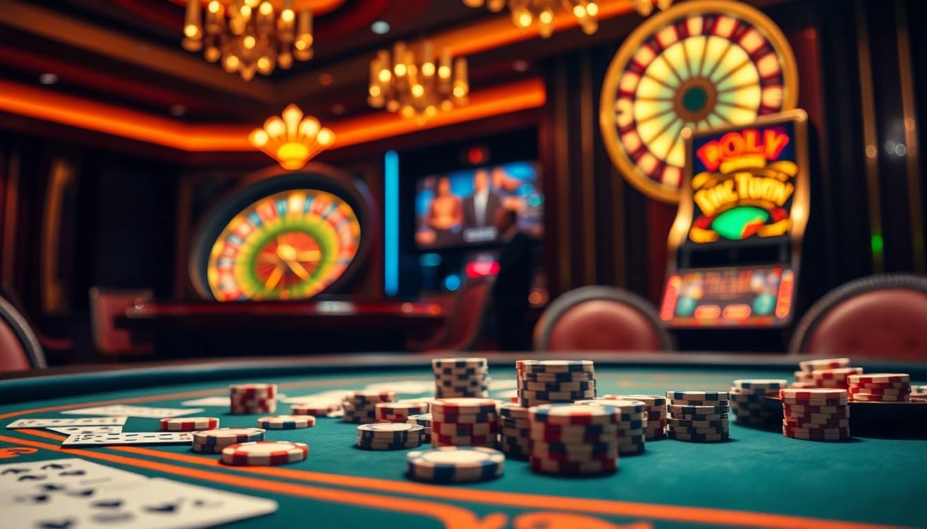 Terlibat dengan Utama4D Togel sambil merasakan daya tarik berisiko tinggi perjudian kasino melalui elemen visual yang cerah dan dinamis.