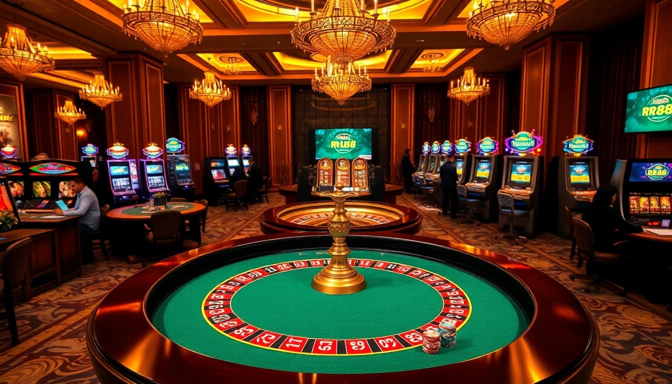 Experience excitement at trang chủ rr88 with luxurious casino games and vibrant gambling visuals.