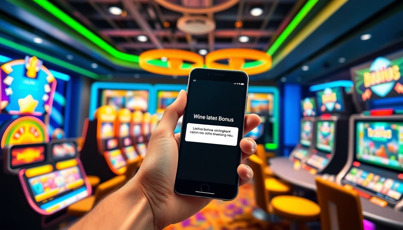 Erlebe den neuesten Casino Bonus ohne Einzahlung neu auf deinem Smartphone in einer vibrieren Casino-Umgebung.