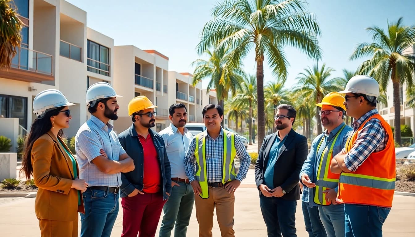Southern California contractors association collaboration among diverse professionals outdoors.