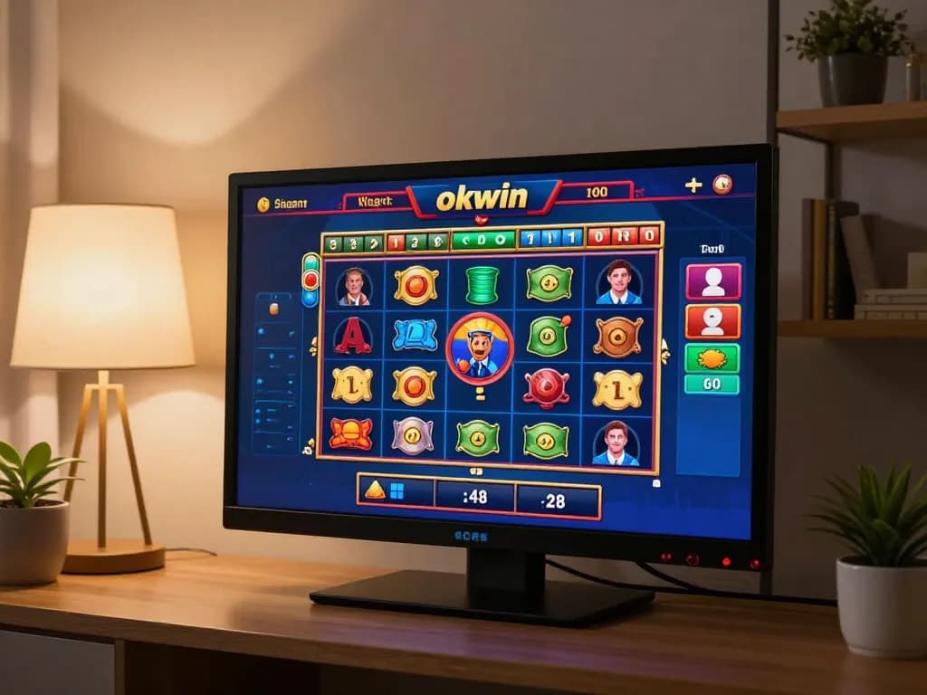 Engaging online gaming session on okwin showcasing vibrant slots and player interaction.