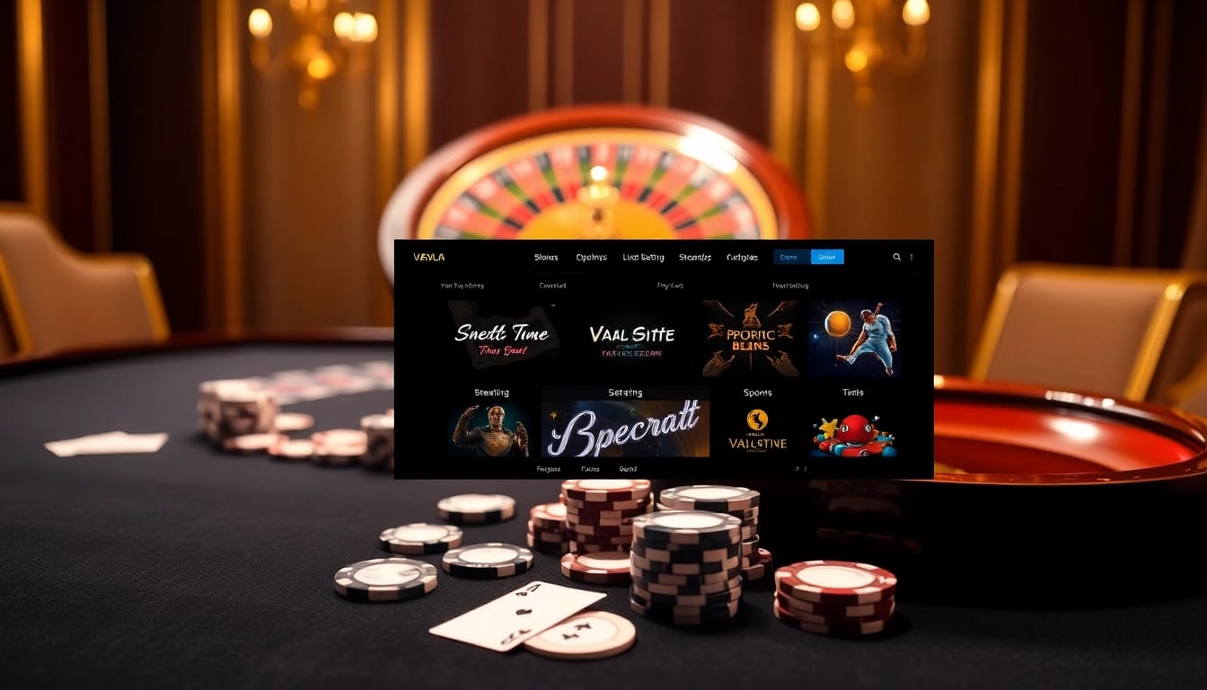 Experience online betting excitement at https://vaoluoitv.it.com with poker chips and roulette wheels.