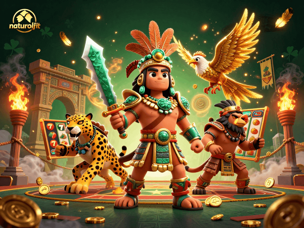 Experience thrilling gameplay at naturalfit with dynamic Aztec warriors and immersive slot action.