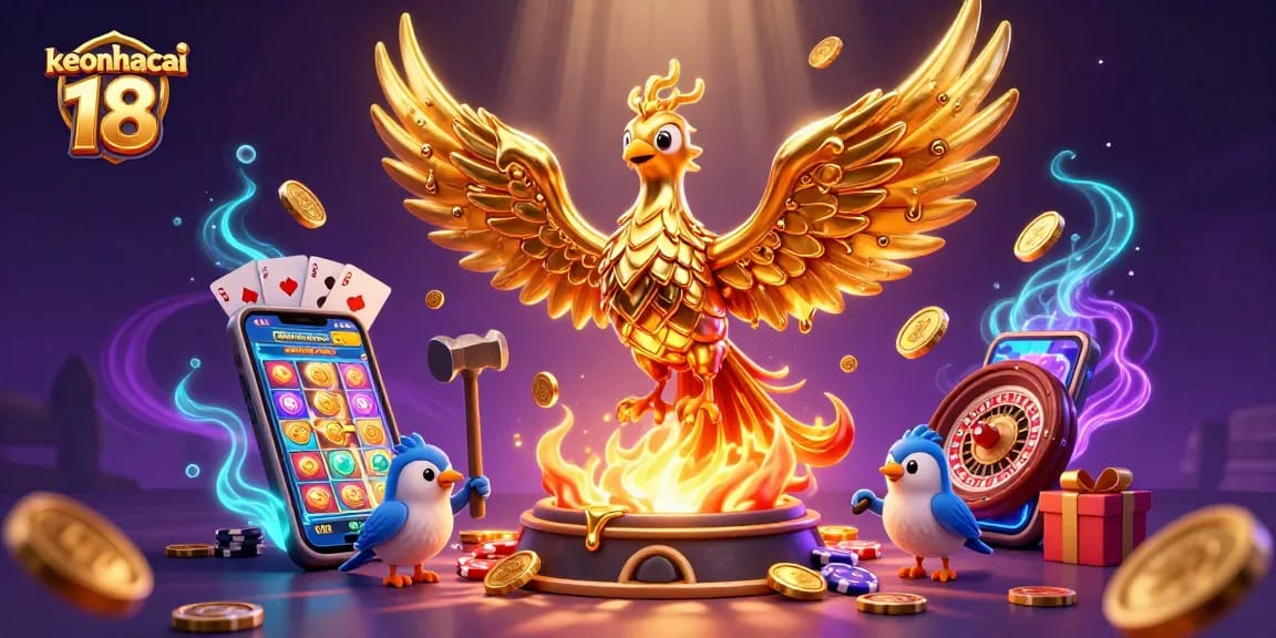 Experience the thrill of winning with keonhacai 18's vibrant and engaging casino elements.
