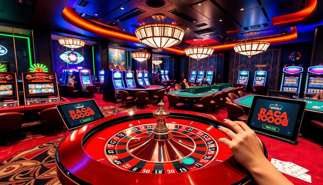 Experience thrilling gameplay at rajatoto88 with vibrant slots and roulette action.