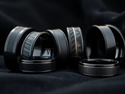 Luxury and Style: Black Wedding Rings for Men