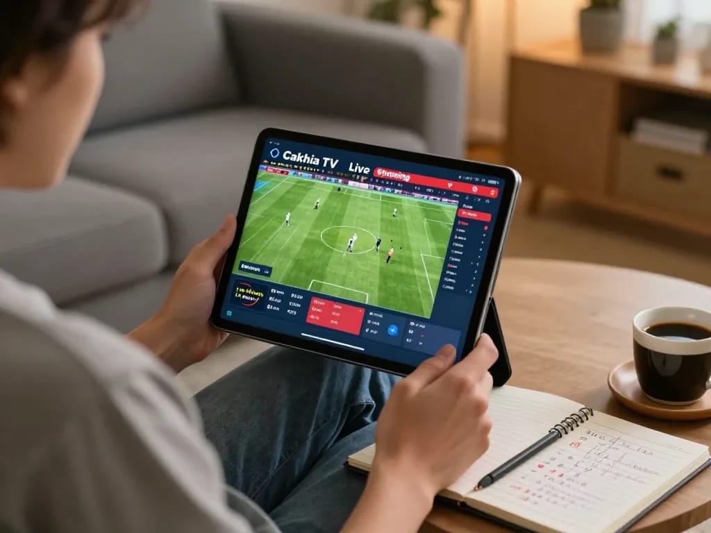 Engaging with CakhiaTV's live football streaming at home, maximizing betting strategies.