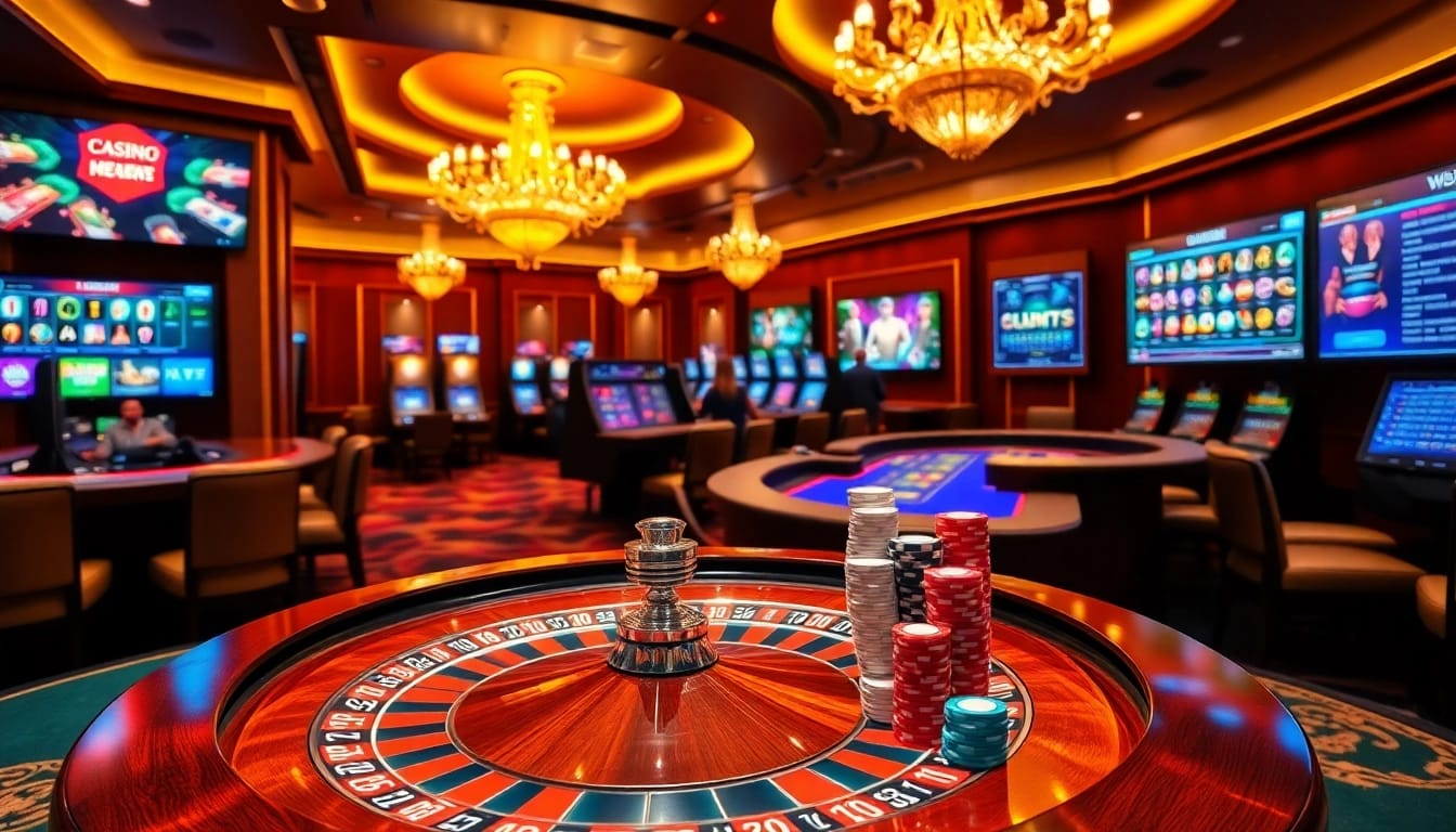 Vivez l'adrénaline du casino en ligne avec des tables de jeu vibrantes et des joueurs engageants.