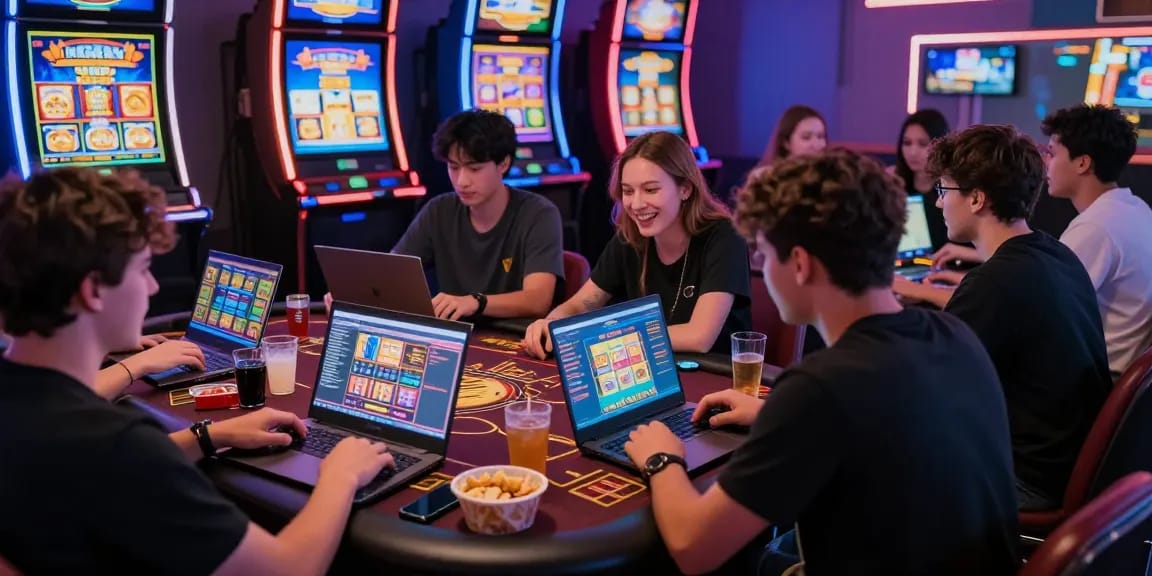 Engaged players enjoying the thrilling games at 789Club's online casino platform.
