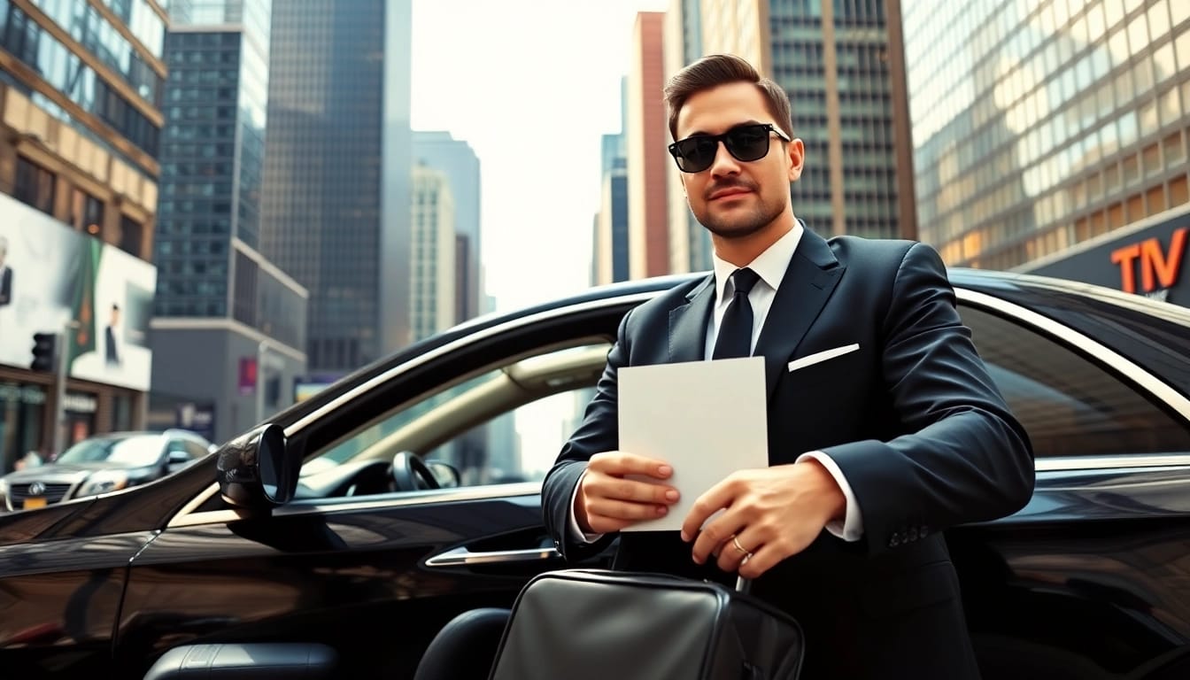 Experience high-quality Chauffeur Services near me with a professional chauffeur and luxury sedan.