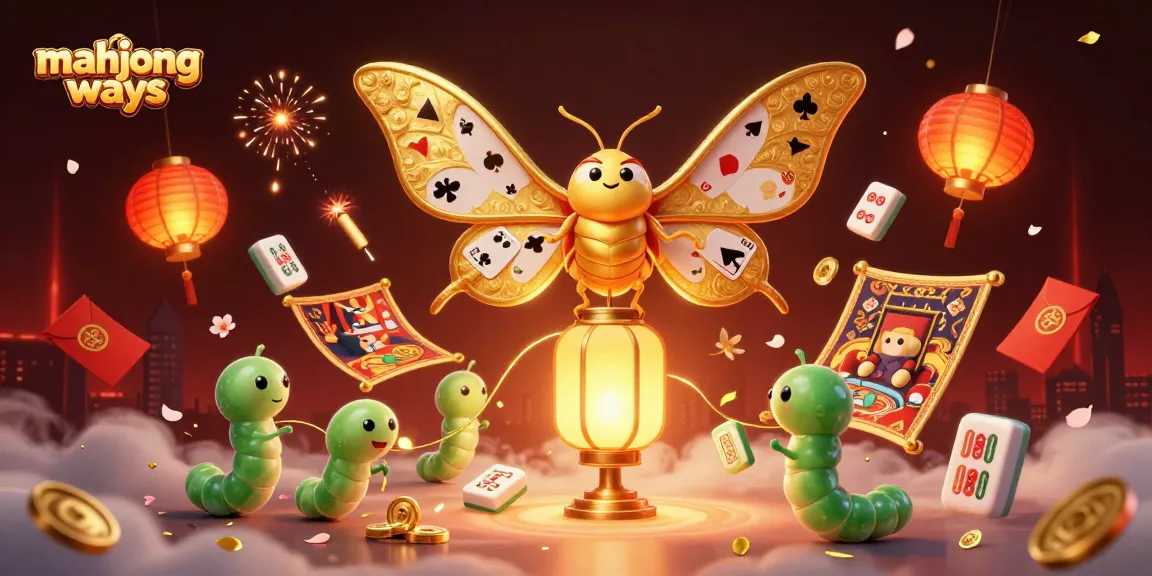 Experience thrilling play with mahjong ways, featuring vibrant casino elements and golden aesthetics.