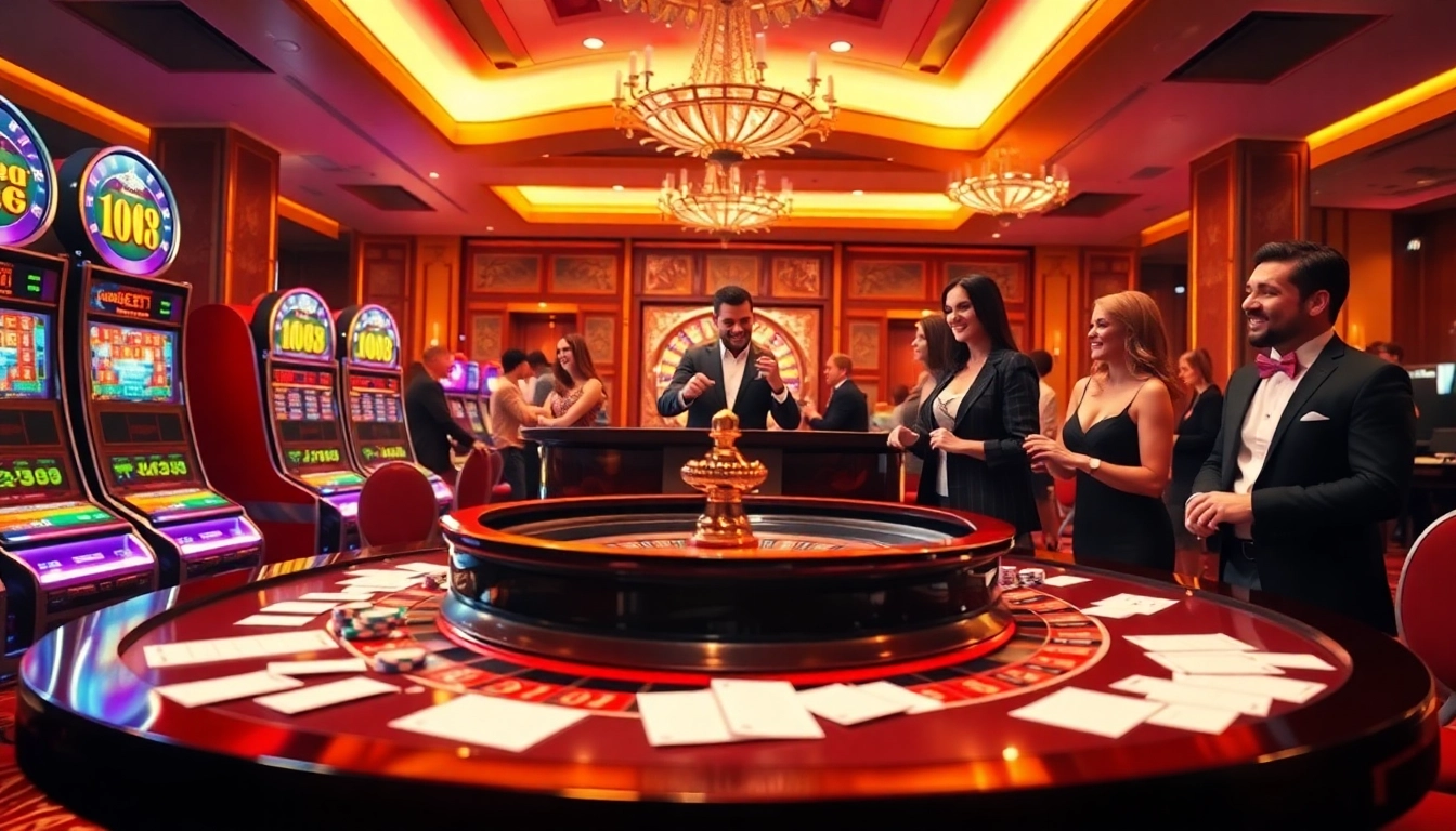 Experience the excitement of gambling at MK8's luxurious casino tables filled with action.