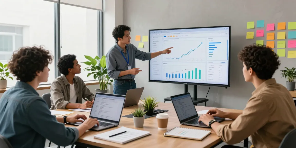 Grow your Telegram channel members through collaborative strategies in a vibrant office setting.