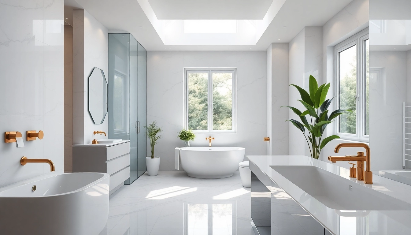 Sanitärlösungen von sonni sanitär in einem modernen Badezimmer-Design.