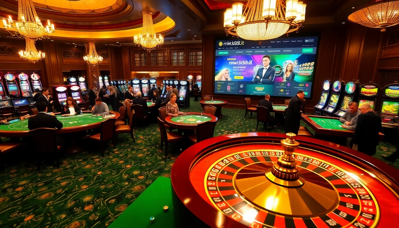 Experience thrilling moments at https://nk888.it.com/ with players engaged in high-stakes gambling action.