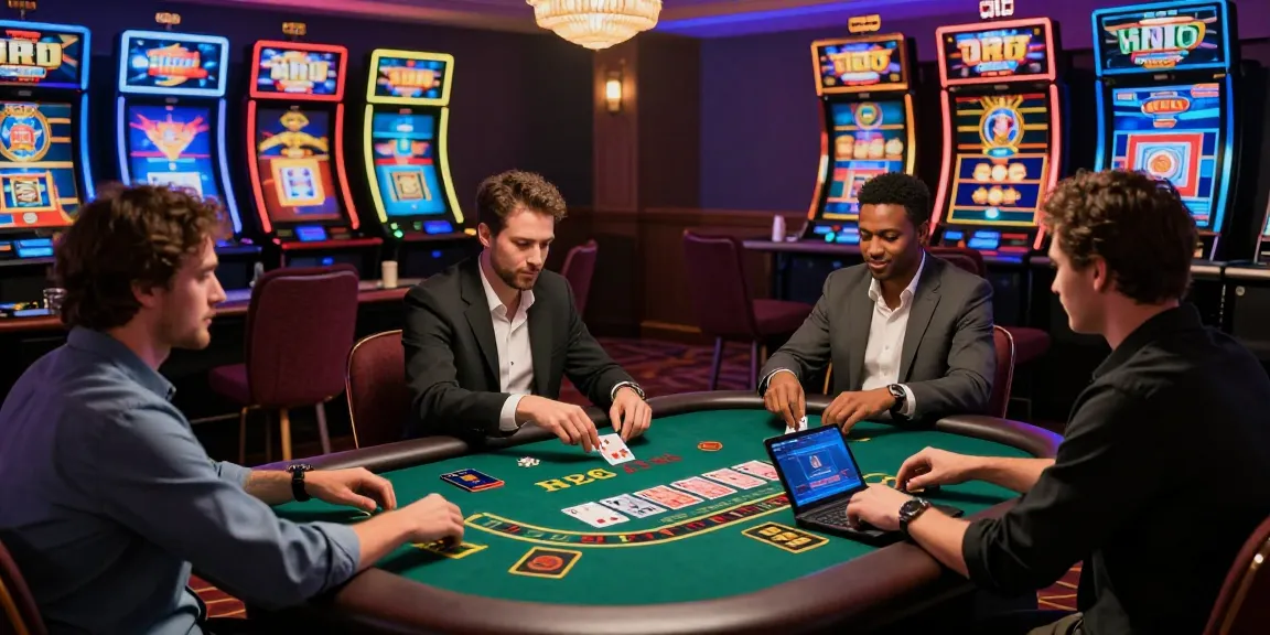 Exciting scene at a credit card casino showing players engaged in live dealer games, showcasing the appeal of https://ieee.org.uk in 2026.
