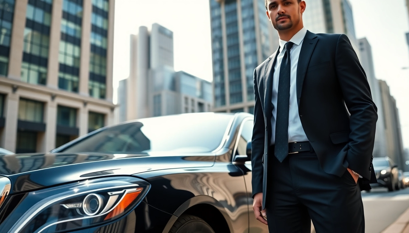 Experience premium Chauffeur Services near me with a professional chauffeur in a luxury car.