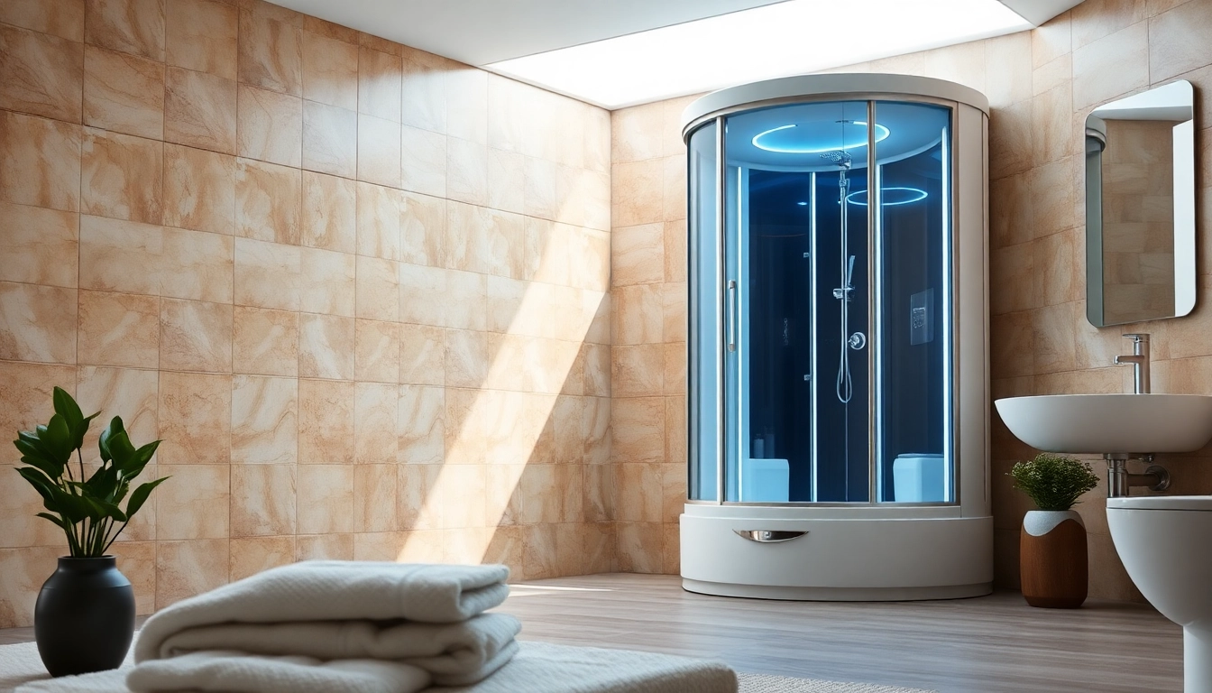 Améliorez votre salle de bain avec les produits sirhona France, y compris une cabine de douche moderne et élégante.
