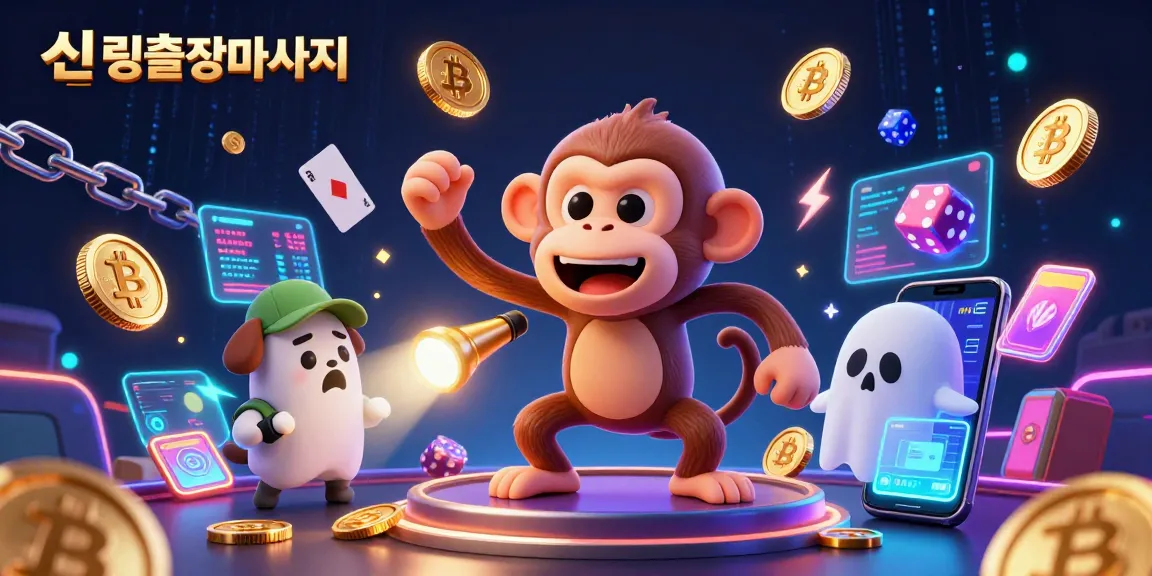 신림출장마사지 showcases winning strategies with a playful poltergeist monkey in a lively casino setup.