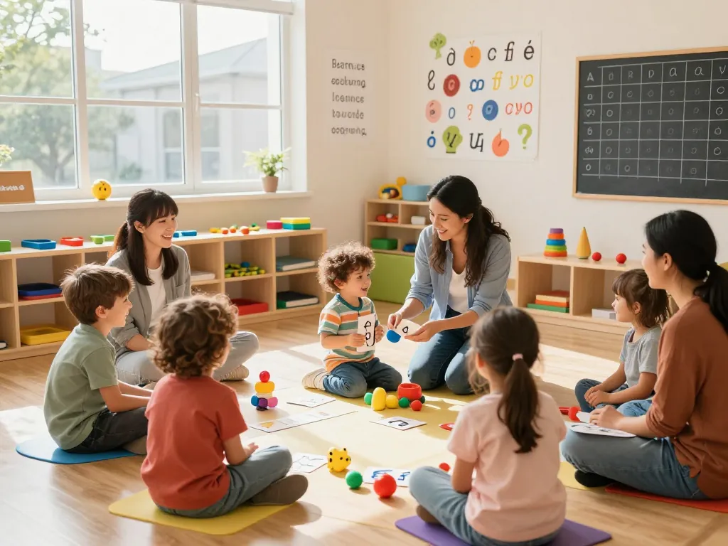 Children participating in engaging speech therapy activities at Advantage Therapy Sydney for effective communication.