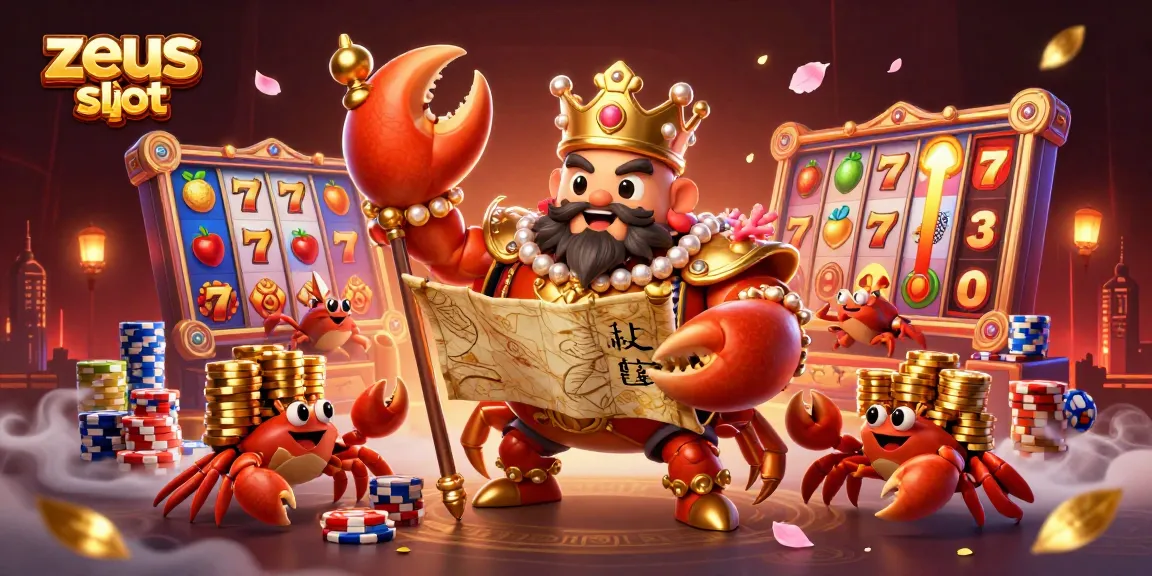 Experience exciting wins with zeus slot login in a vibrant 3D casino-themed illustration.