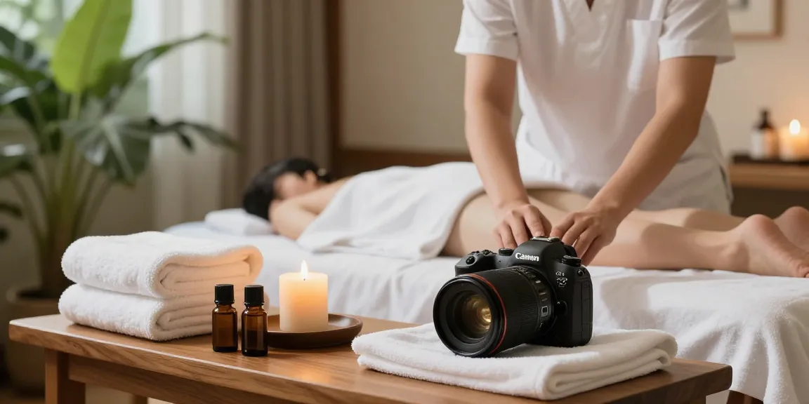 대치동마사지 마사지 샵의 편안한 분위기와 전문가의 준비 모습