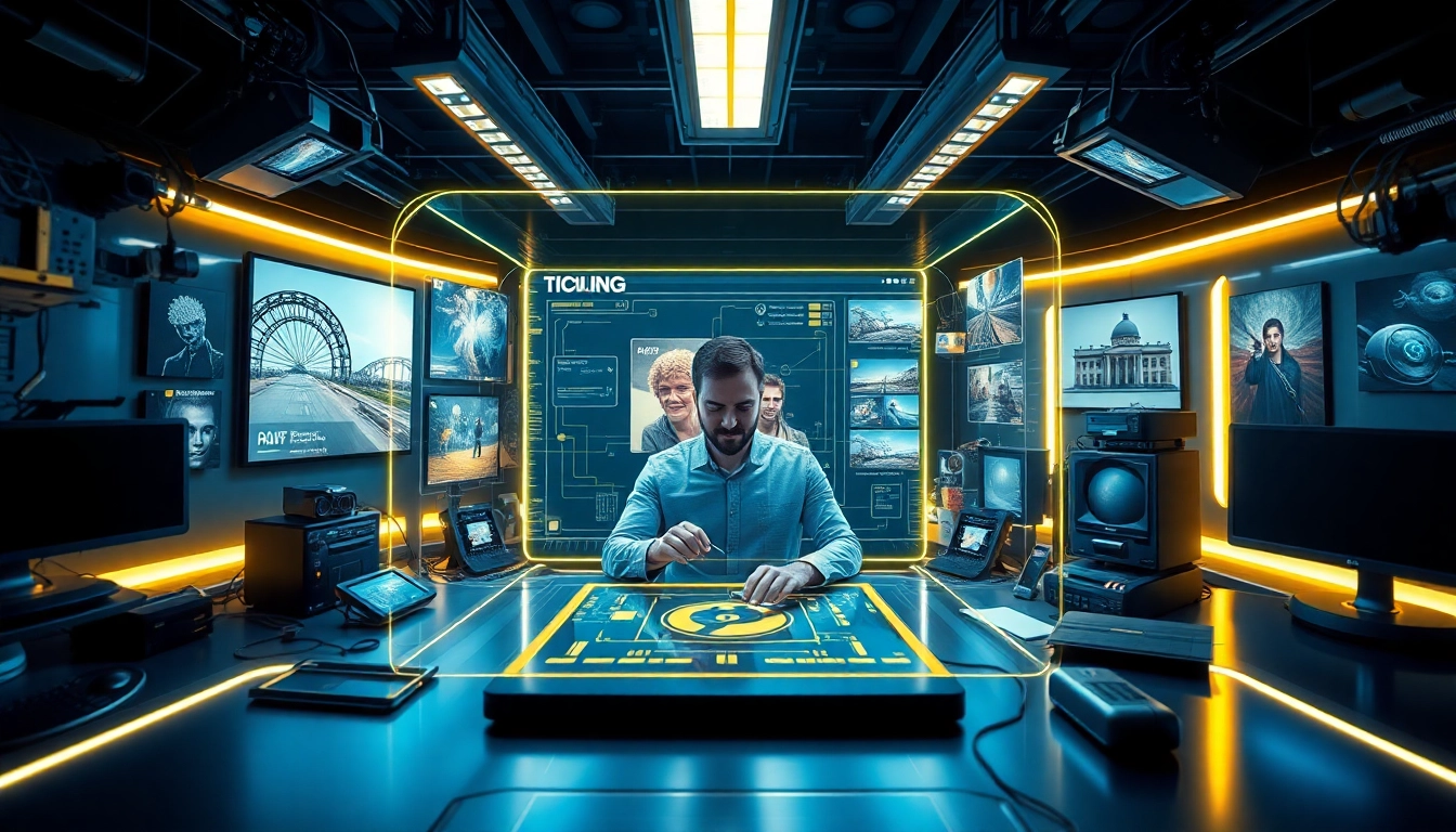 AI-generated scene showing nano banana image editor in a high-tech workspace.
