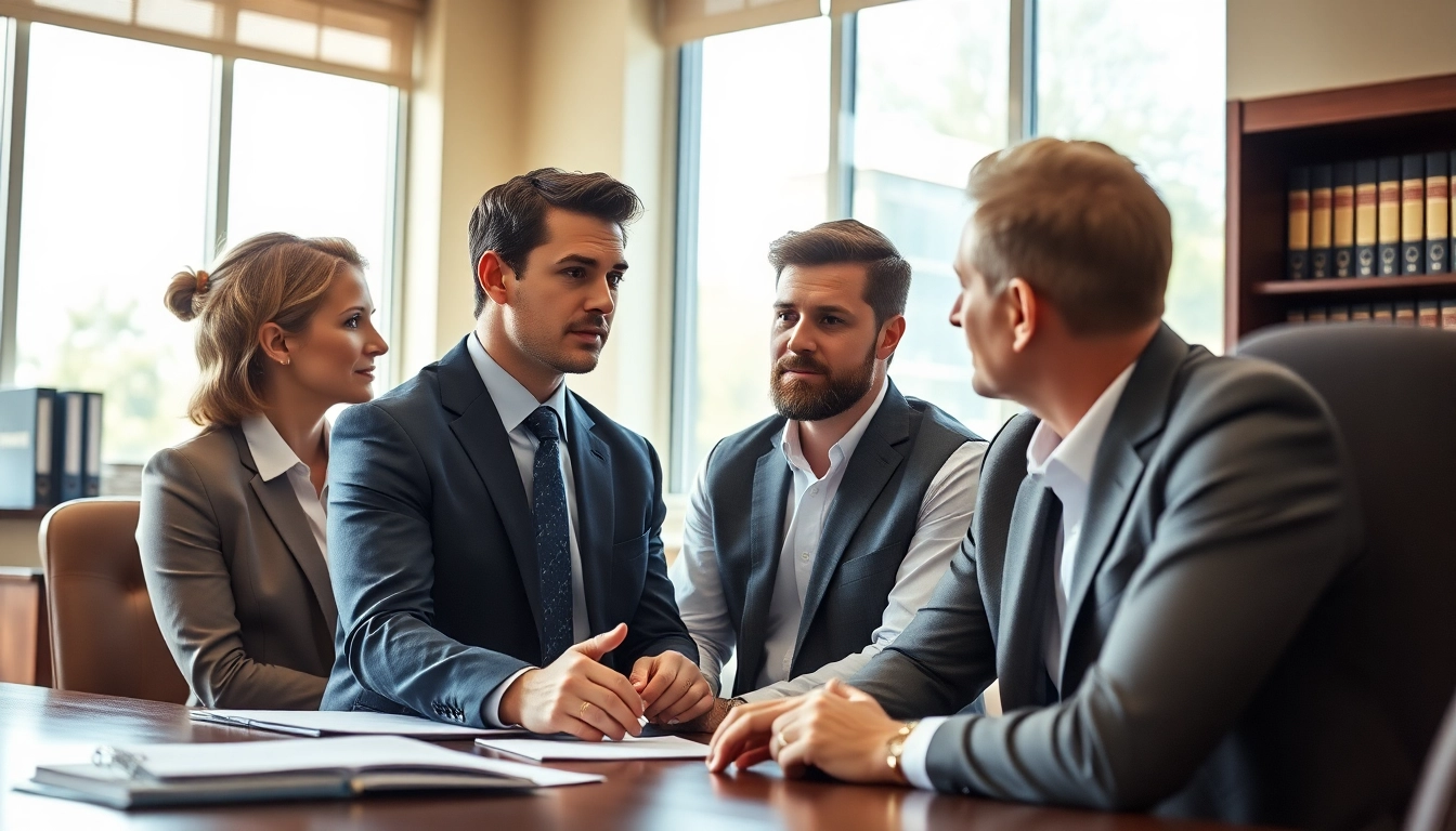 Truck accident attorney Clearwater consults clients in a welcoming office environment.