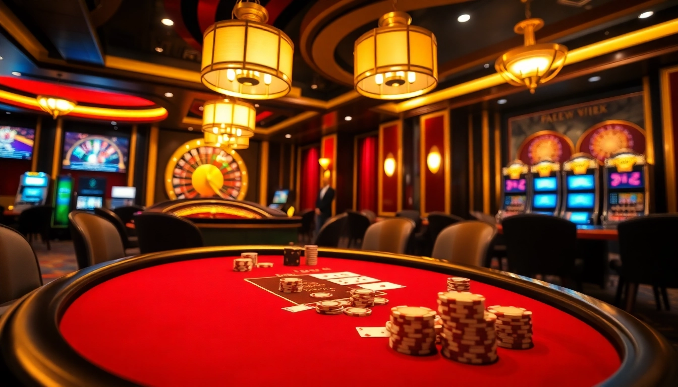 Experience thrilling poker action at tobet88 with elegant tables and vibrant lighting.