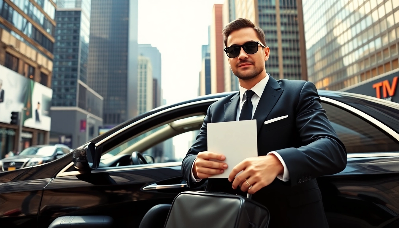 Experience high-quality Chauffeur Services near me with a professional chauffeur and luxury sedan.