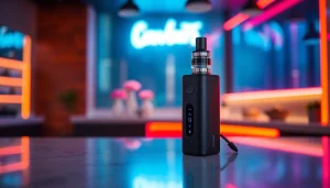 Elfbar Vaping-Gerät in charakteristischer Umgebung genießen und erleben.