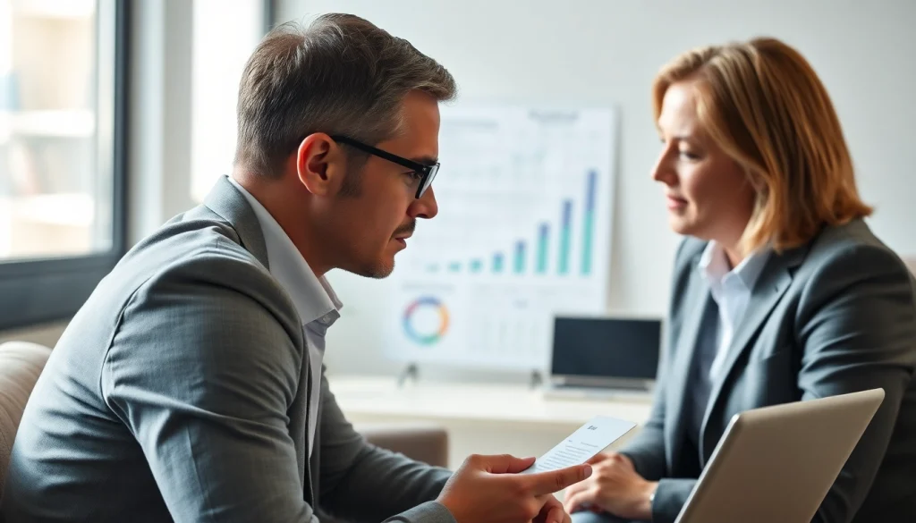 카드 현금화로 재정 상담하는 전문가와 고객의 모습