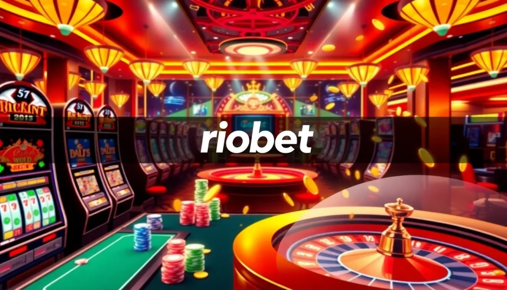 Players winning on the riobet online casino interface with vibrant slots and roulette.