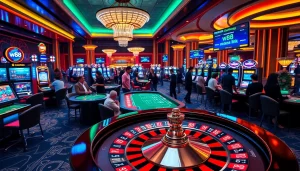 Trải nghiệm cảm giác phấn khích tại casino với liên kết truy cập W88 được trình bày giữa bầu không khí chơi game sôi động.