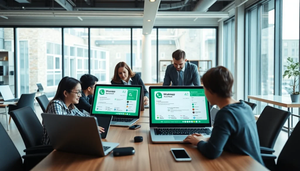 Leveraging WhatsApp Business CRM in a dynamic team environment to boost customer engagement.