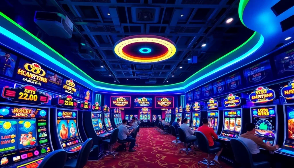 Experience the thrill of hoki138 pro with colorful slot games in a vibrant online casino atmosphere.