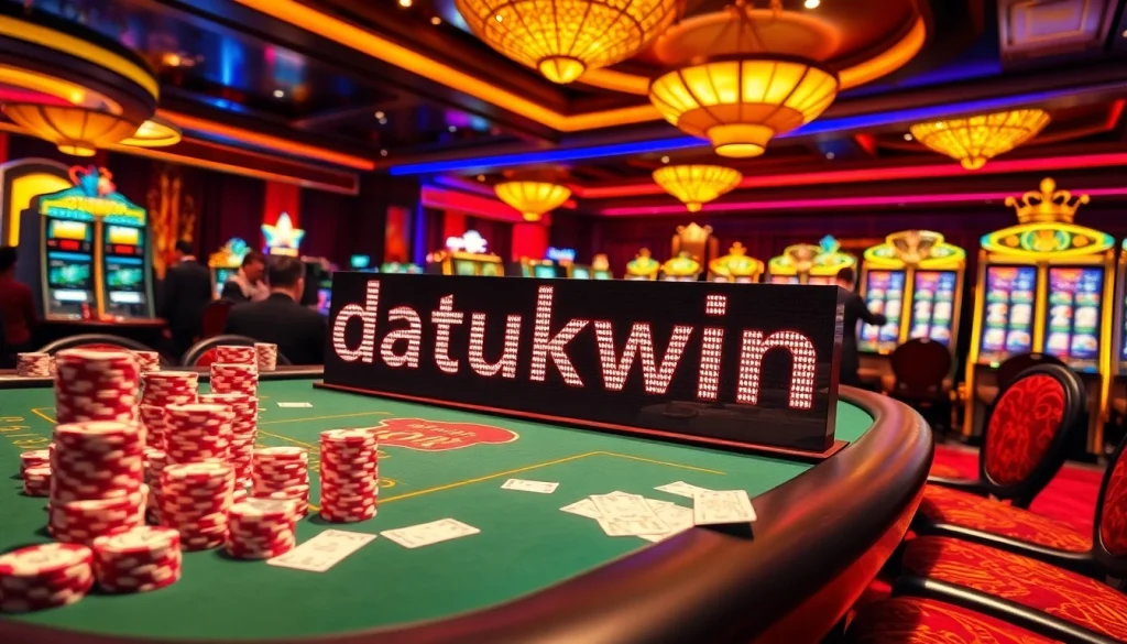 Rasakan permainan mendebarkan di meja kasino Datukwin yang dinamis dengan permainan menarik.