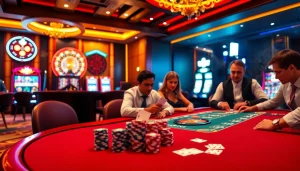 Experience the excitement of New88bet.us with vibrant casino action featuring high-stakes poker gear.