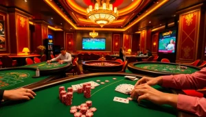 Lương Sơn TV highlights live football matches in a luxurious casino setting