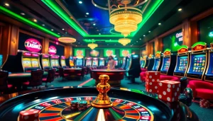 Experience the thrill of gambling at nhà cái s666 with vibrant casino visuals and engaging gaming elements.