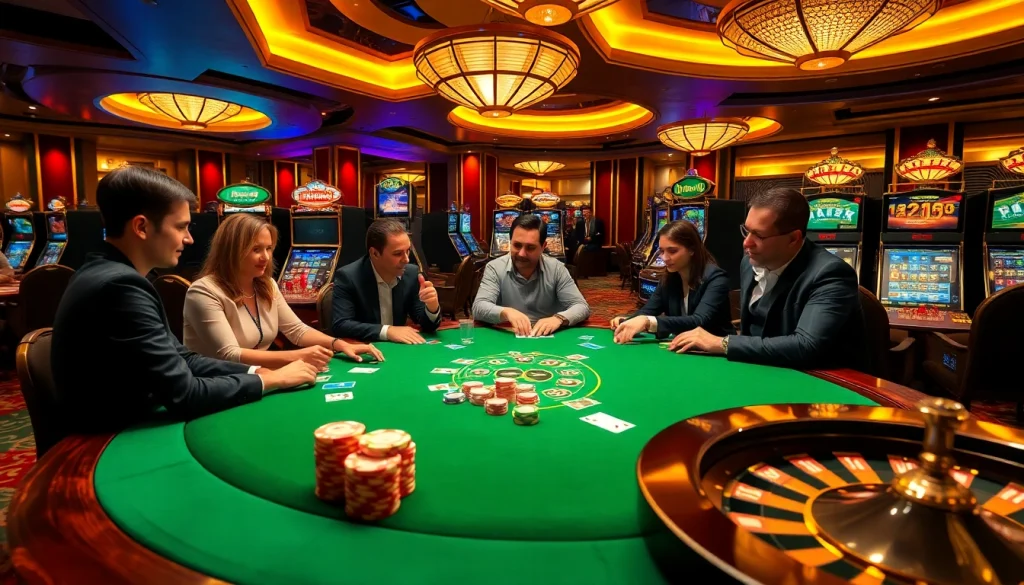 Experience the thrill of gaming at https://hm88.blue/ with vibrant poker chips and a luxurious casino atmosphere.