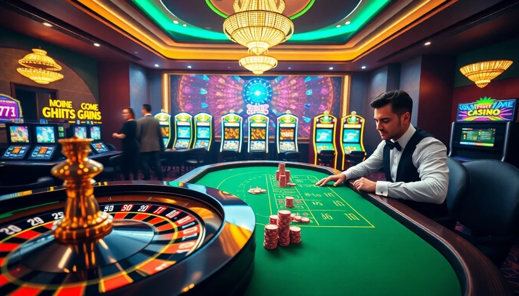 Experience thrilling gameplay at https://go88.fast/, with vibrant casino visuals and professional dealers.