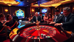 Experience excitement at the 789PP casino with a lively roulette table and vibrant players.