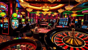 Experience thrilling gameplay at https://nohu90io.uk.net/ with vibrant casino tables and excited players.