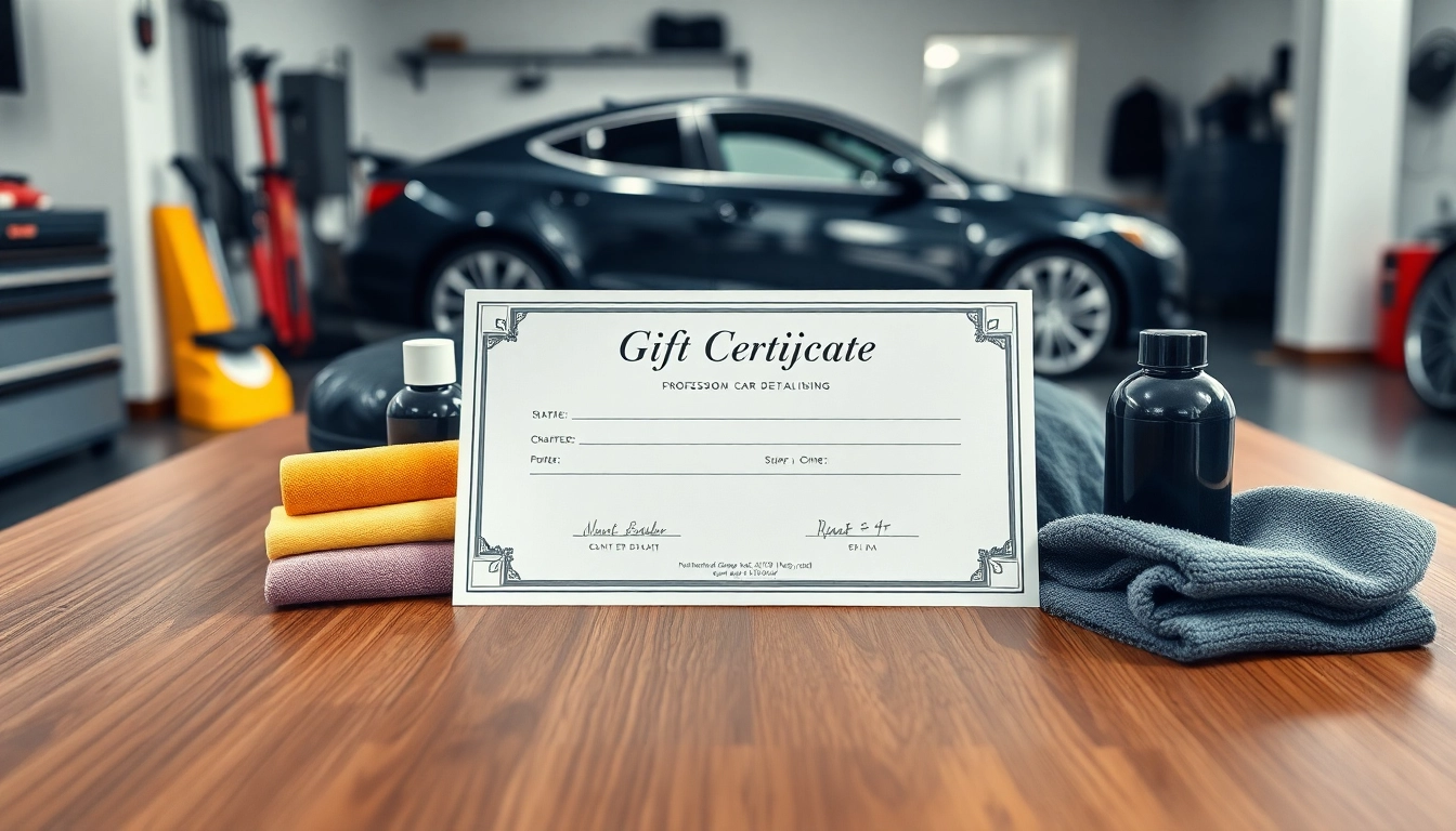 Elevate Gifting with a Car Detailing Gift Certificate for Auto Enthusiasts