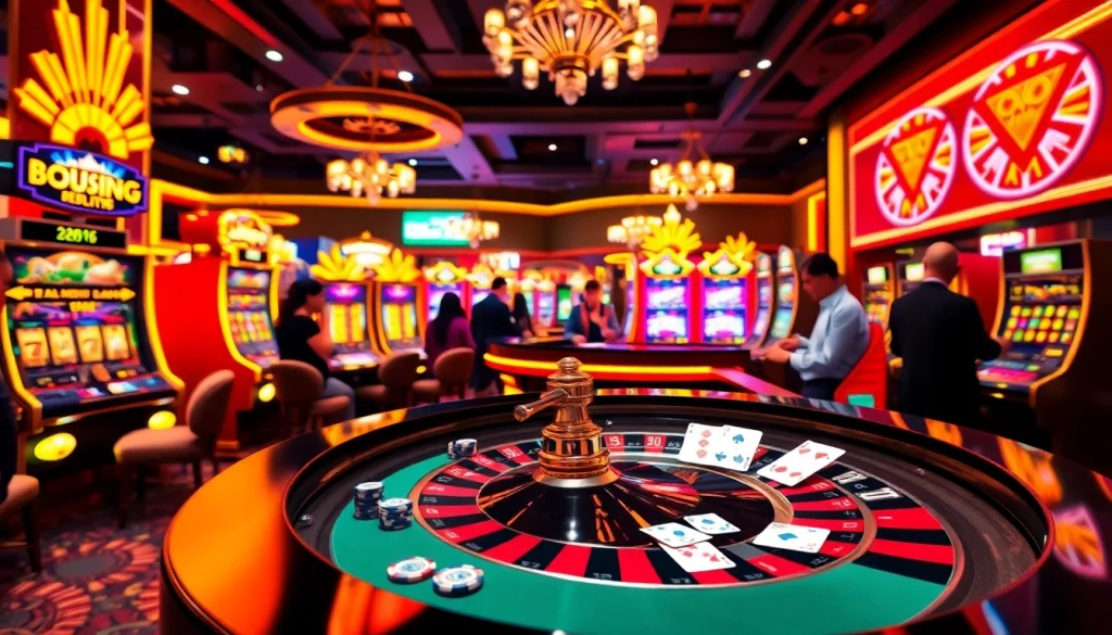 Nova88 players enjoying a high-stakes game at a glamorous casino roulette table.