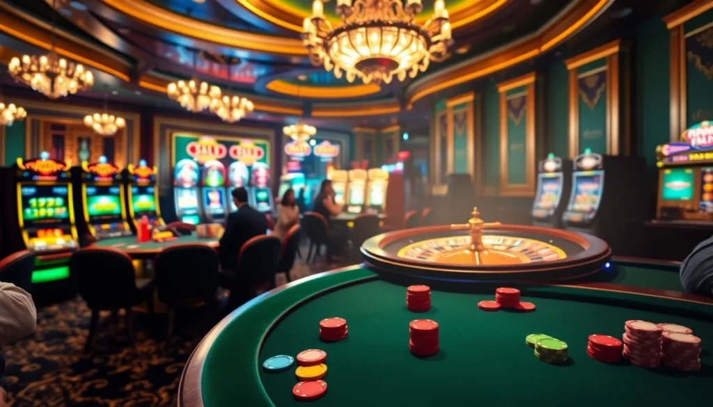 Experience thrilling poker games and vibrant slot machines at https://56win.sale/ casino events.