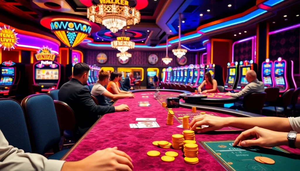 Experience the excitement of vin777 vin with vibrant casino gaming and luxurious poker tables.