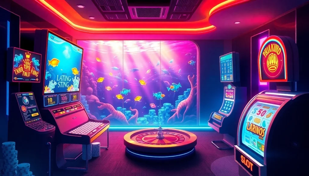 bắn cá đổi thưởng action where players experience thrilling underwater gameplay in a vibrant online casino.